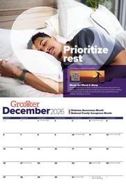 GR291 Grokker Holiday Calendar 2026 December