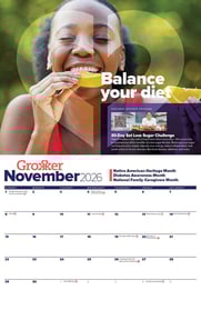 GR291 Grokker Holiday Calendar 2026 November