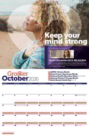 GR291 Grokker Holiday Calendar 2026 October