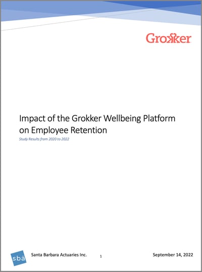 Impact of the Grokker Wellbeing Platform