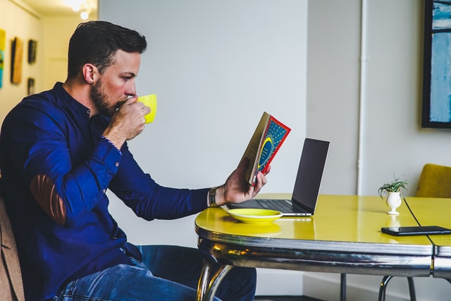 employee enjoying mental health break as part of unique employee benefits